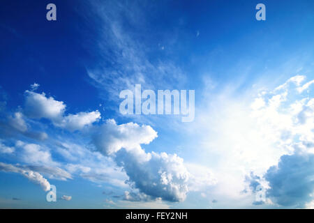 Stichworte: blau, Himmel, Hintergrund, Wolke, Textur, weiß, abstrakt, Luft, Atmosphäre, Hintergrund, schön, Schönheit, hell, sauber, Stockfoto