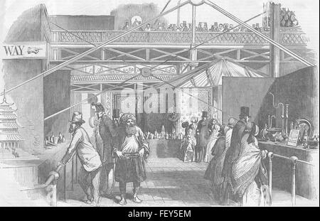 Indonesien große Ausstellung der indonesischen Gericht 1851. Illustrierte London News Stockfoto