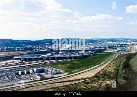 AA 5409. Folkestone, Kanal-Tunnel-Terminal, Archiv März 1995, Kent, England Stockfoto