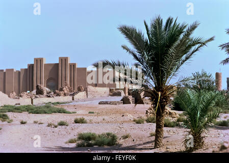 AA 6827. Archivierung der 1960er Jahre Babylon Ruinen, Irak Stockfoto