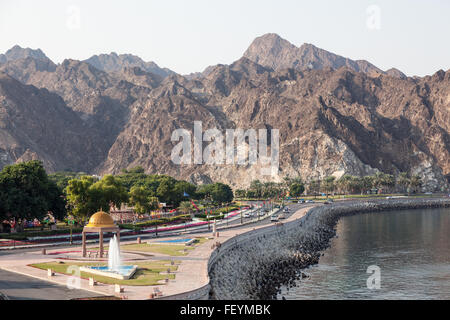 Corniche Road in Muscat, Oman Stockfoto