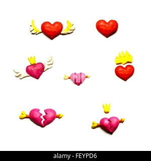 Herz für Valentinstag Stockfoto