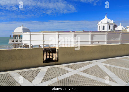 Unterwasser archäologische Zentrum, Altstadt, Cádiz, Andalusien, Spanien, Europa Stockfoto