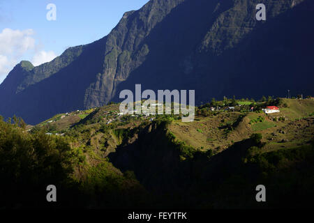 Ilet À Cordes im Cirque de Cilaos, Insel La Réunion, Frankreich Stockfoto