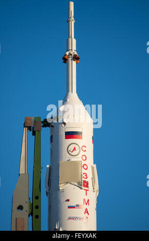 Expedition 46 Soyuz Rollout 2 Stockfoto