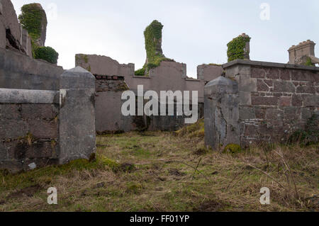 Der alte Bahnhof der Küstenwache in Burtonport, County Donegal, Irland Stockfoto