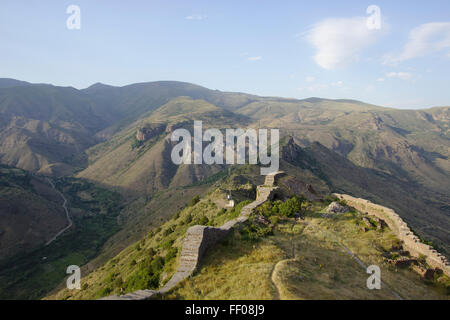 Smbataberd Festung und das Yeghis Tal, südliche Armenien Stockfoto