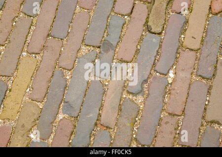 dunklen Stein Textur auf dem Boden im freien Stockfoto