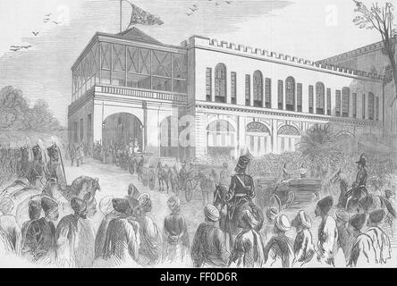 Indien Prince Of Wales in Mumbai Govt Haus, Parell, 1875. Die Bildwelt Stockfoto