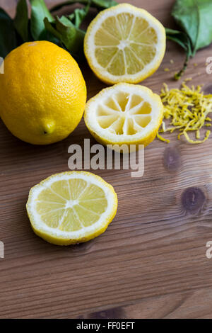 Zitronenscheiben Stockfoto