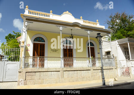 Ponce Creole ist ein Architekturstil in Ponce, im späten 19. und frühen 20. Jahrhunderts erstellt. Ponce, Puerto Rico. Stockfoto