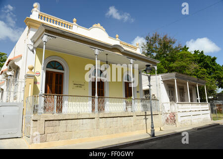 Ponce Creole ist ein Architekturstil in Ponce, im späten 19. und frühen 20. Jahrhunderts erstellt. Ponce, Puerto Rico. Stockfoto