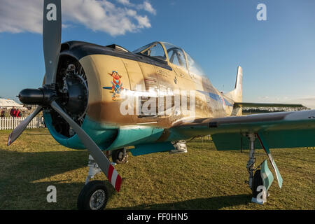 North American T28 Fennec, Schlingel, N14113, 1951 Stockfoto