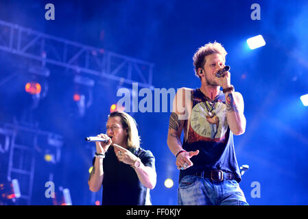Florida-Georgia-Line bei der CMA Music Festival in Nashville Tennessee Stockfoto