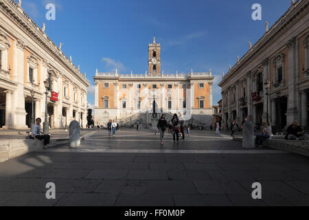 Die Kapitolinischen Museen (Musei Capitolini) auf der Piazza del Campidoglio, auf dem Kapitol in Rom, Italien Stockfoto
