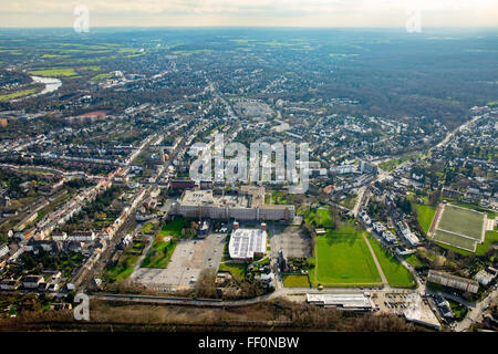 Luftbild, Tengelmann zentrale Mülheim an der Ruhr, Discounter, Mülheim an der Ruhr, Ruhrgebiet, Nordrhein-Westfalen, Stockfoto