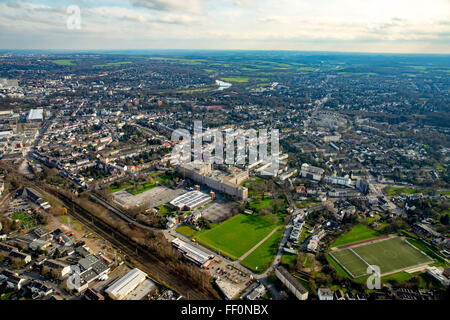 Luftbild, Tengelmann zentrale Mülheim an der Ruhr, Discounter, Mülheim an der Ruhr, Ruhrgebiet, Nordrhein-Westfalen, Stockfoto