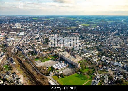 Luftbild, Tengelmann zentrale Mülheim an der Ruhr, Discounter, Mülheim an der Ruhr, Ruhrgebiet, Nordrhein-Westfalen, Stockfoto