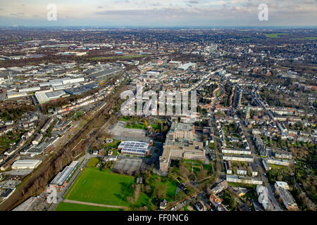 Luftbild, Tengelmann zentrale Mülheim an der Ruhr, Discounter, Mülheim an der Ruhr, Ruhrgebiet, Nordrhein-Westfalen, Stockfoto