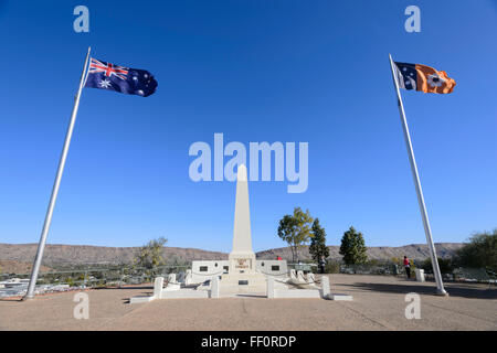 ANZAC War Memorial, Alice Springs, Northern Territory, Australien Stockfoto