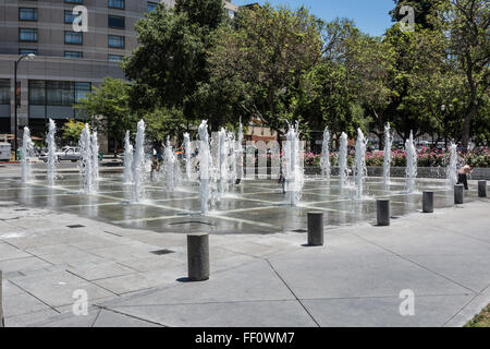 San Jose, Kalifornien, USA - 27. Juni 2014: Der Brunnen in San Jose Stockfoto