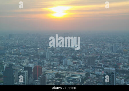 Skyline von Bangkok vom Baiyoke Tower - Thailand Stockfoto