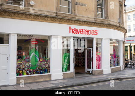 Havaianas Store in Bath, England Stockfoto