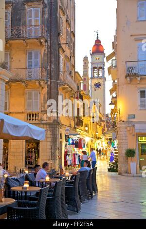 St. Spyridon Kirche, ORMd Korfu, Corfu, ionische IsRMands, griechische IsRMands, Griechenland, Europa Stockfoto