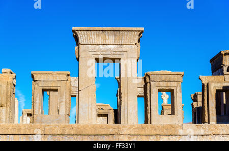 Tachara Palast von Darius in Persepolis, Iran Stockfoto