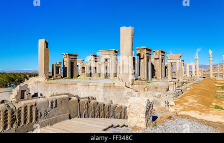 Tachara Palast von Darius in Persepolis, Iran Stockfoto