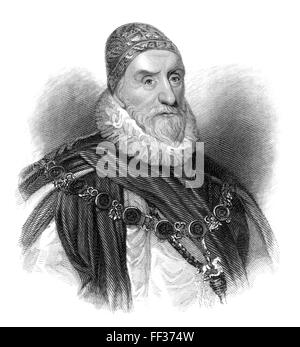 Charles Howard, 1. Earl of Nottingham, Howard von Effingham, 1536-1624, ein englischer Staatsmann und Lord High Admiral unter Elizabe Stockfoto
