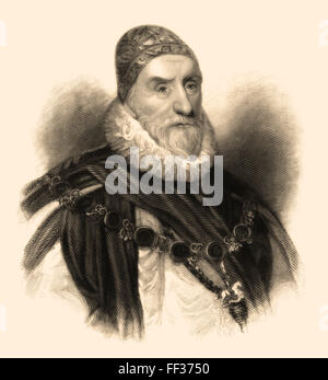 Charles Howard, 1. Earl of Nottingham, Howard von Effingham, 1536-1624, ein englischer Staatsmann und Lord High Admiral unter Elizabe Stockfoto
