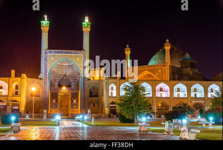 Blick auf Shah (Imam) Moschee in Isfahan - Iran Stockfoto