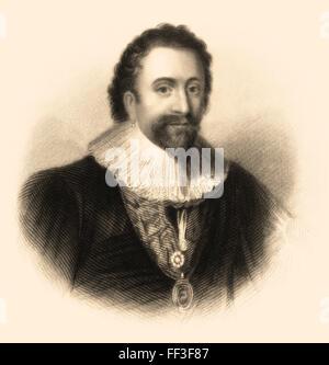 William Herbert, 3. Earl of Pembroke, 1580-1630, einem englischen Adligen Lord Chamberlain, gegründet Pembroke College der Universität Oxford mit K Stockfoto