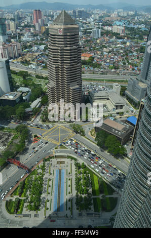 Kuala Lumpur, Hauptstadt von Malaya. The1483ft, sind die Petronas Towers zu den höchsten in der Welt. Stockfoto