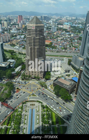 Kuala Lumpur, Hauptstadt von Malaya. The1483ft, sind die Petronas Towers zu den höchsten in der Welt. Stockfoto