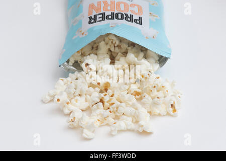 Propercorn aromatisiert popcorn Stockfoto