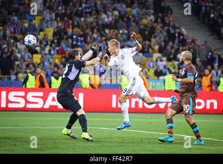 UEFA Champions League Spiel FC Dynamo Kyiv Vs FC Porto Stockfoto