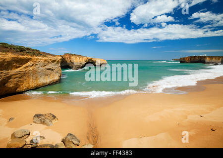 Die London Bridge entlang der Great Ocean Road, Victoria, Australien. Stockfoto