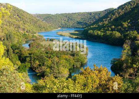 Fernsehreihe, Dalmatien, Nationalpark Krka Stockfoto