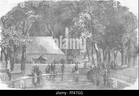 Frankreich Château de St-Cloud Ausstellung Fete 1851. Illustrierte London News Stockfoto