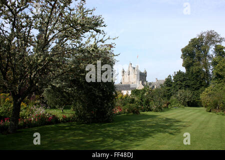 Die Gärten von Cawdor Castle in der Nähe von Inverness Stockfoto