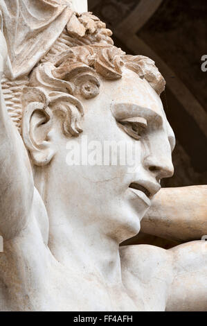 Veneto, Italien. Villa Barbaro (Villa di Maser), entworfen und gebaut von Andrea Palladio im Jahre 1560. Das Nymphäum (Detail) Stockfoto