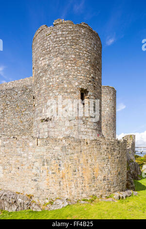 Harlech Castle, Harlech, Gwynedd, Wales, Vereinigtes Königreich, Europa. Stockfoto