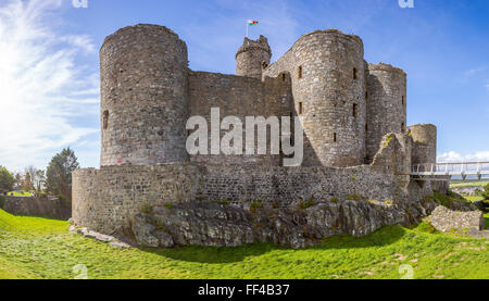 Harlech Castle, Harlech, Gwynedd, Wales, Vereinigtes Königreich, Europa. Stockfoto