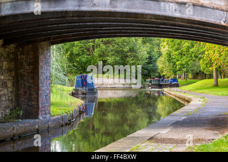 Llangollen Kanal, Trevor, Denbighshire, Wales, Vereinigtes Königreich, Europa. Stockfoto