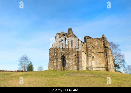 Limousin-Frankreich am Berg Gargan Chapelle Notre-Dame de Bon secours Stockfoto