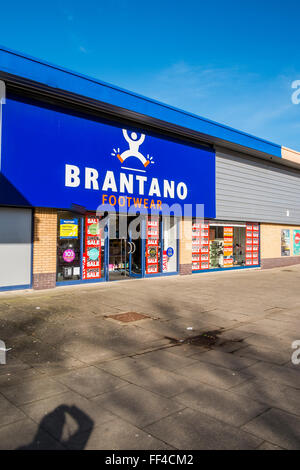Brantano Schuhe Enham Arch Retail Park, Andover, Hampshire Stockfoto