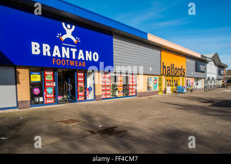 Brantano Schuhe Enham Arch Retail Park, Andover, Hampshire Stockfoto