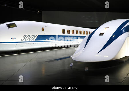 SCMaglev und Bahnpark, ein Eisenbahnmuseum im Besitz von Central Japan Railway Company in Nagoya Stockfoto